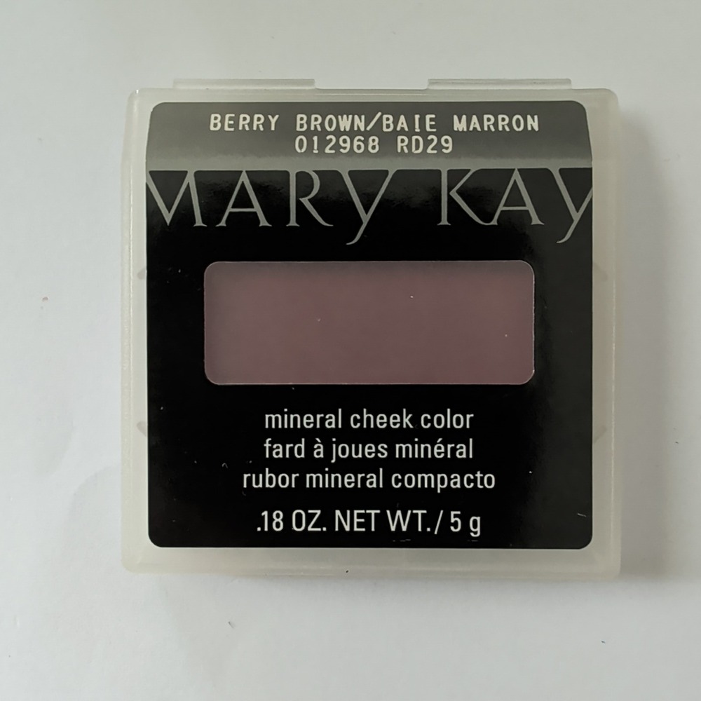 Mary Kay Mineral Cheek Color Berry Brown RD29 Blush Refill .18 oz New 012968